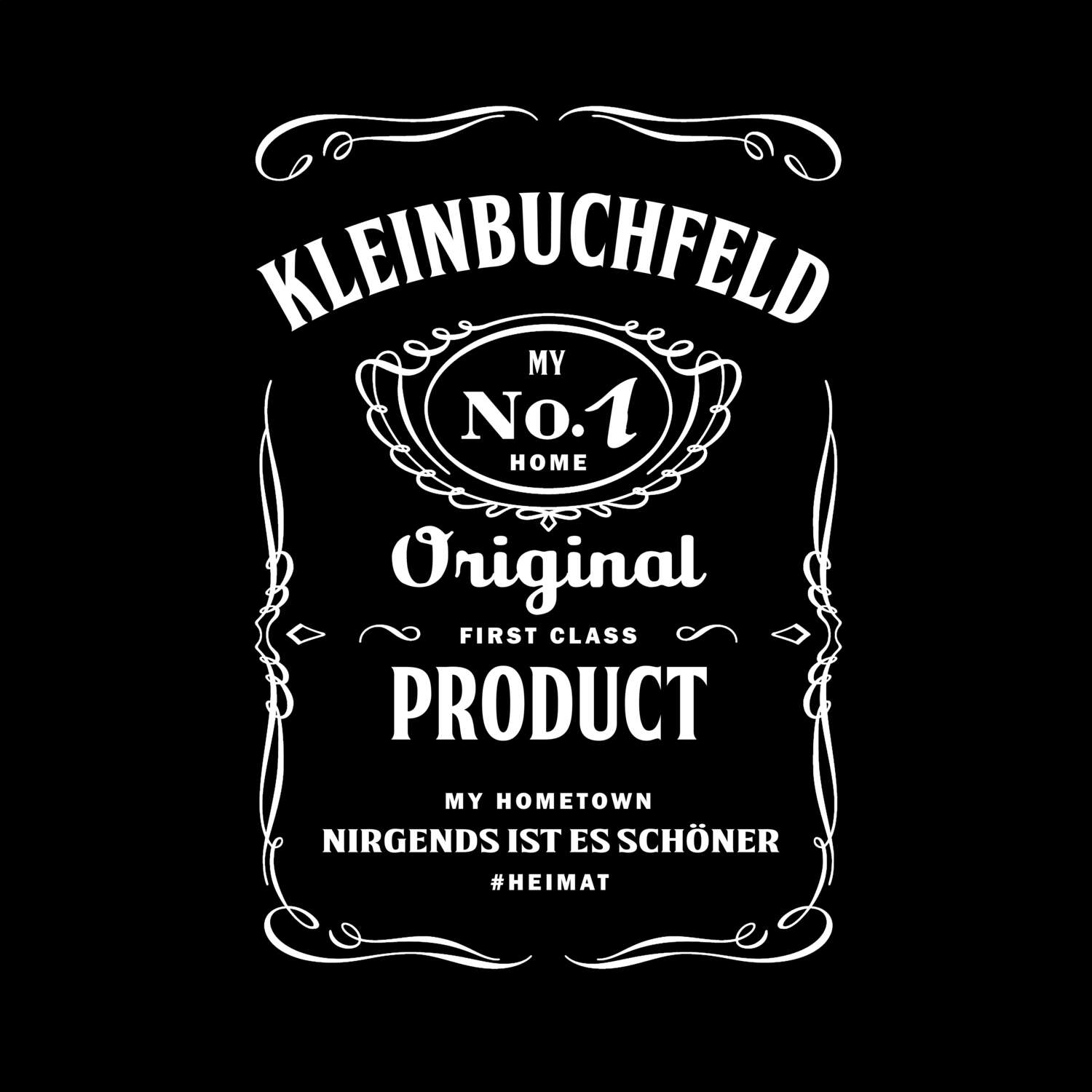 T-Shirt »Jackie« für den Ort »Kleinbuchfeld«