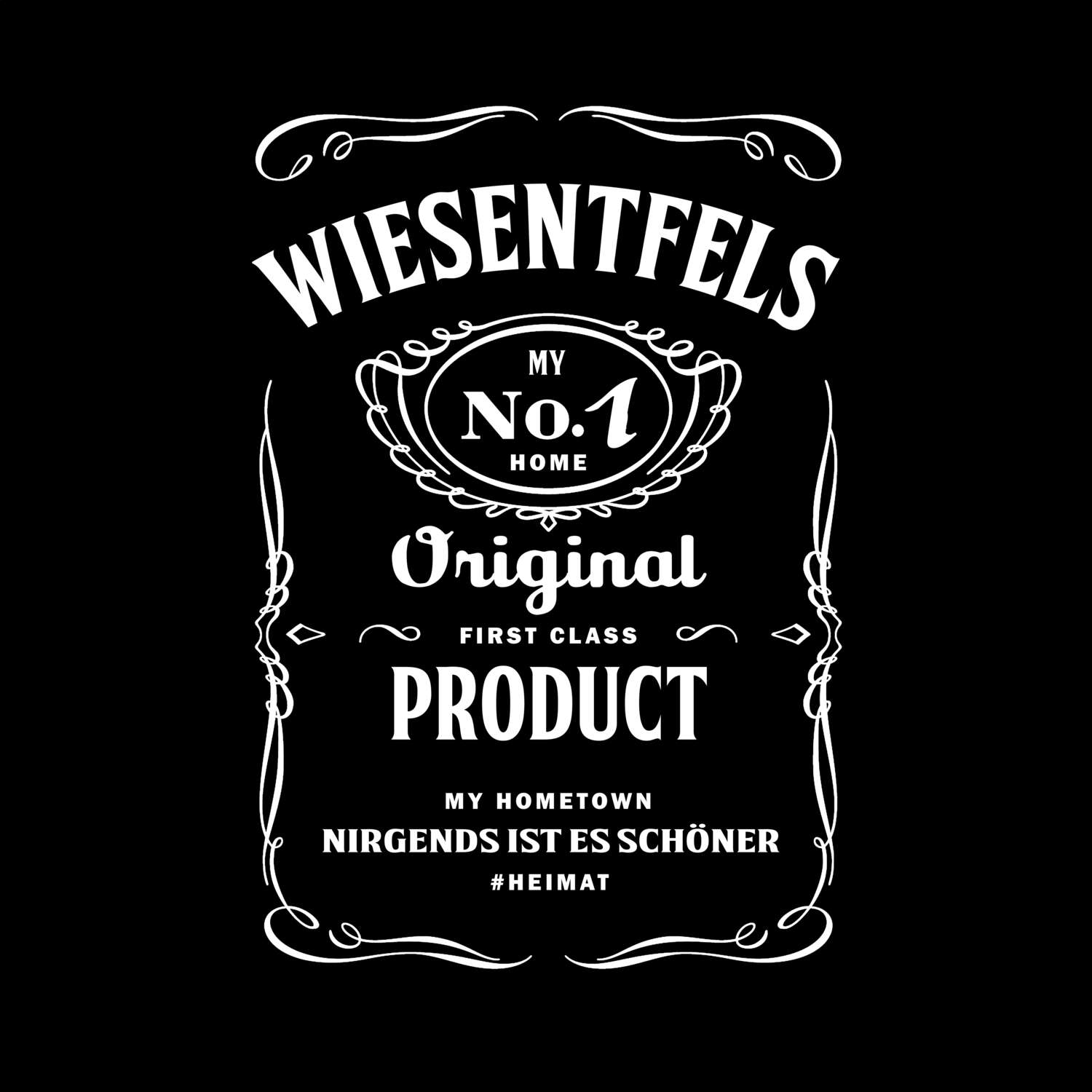 T-Shirt »Jackie« für den Ort »Wiesentfels«