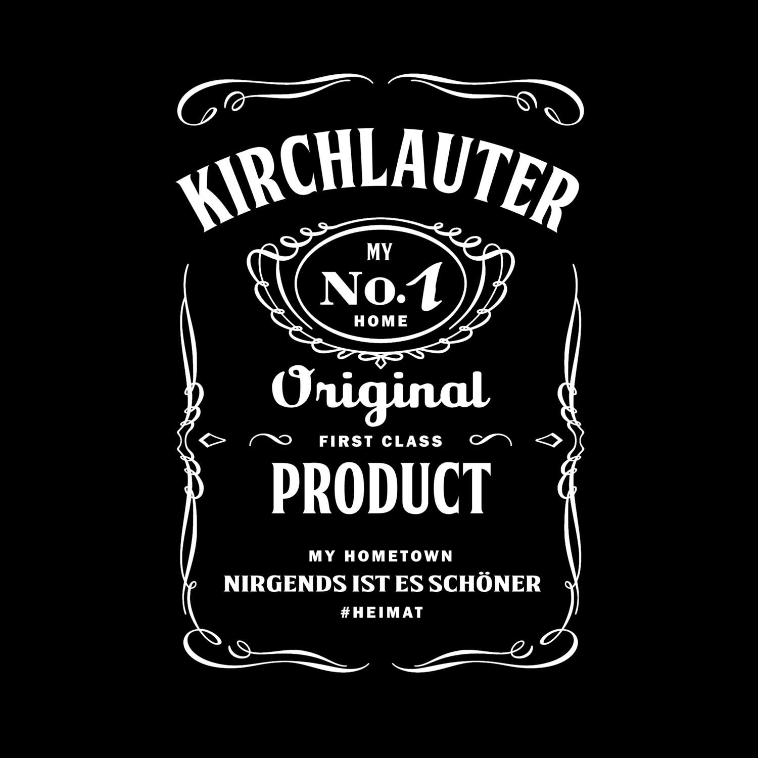 T-Shirt »Jackie« für den Ort »Kirchlauter«