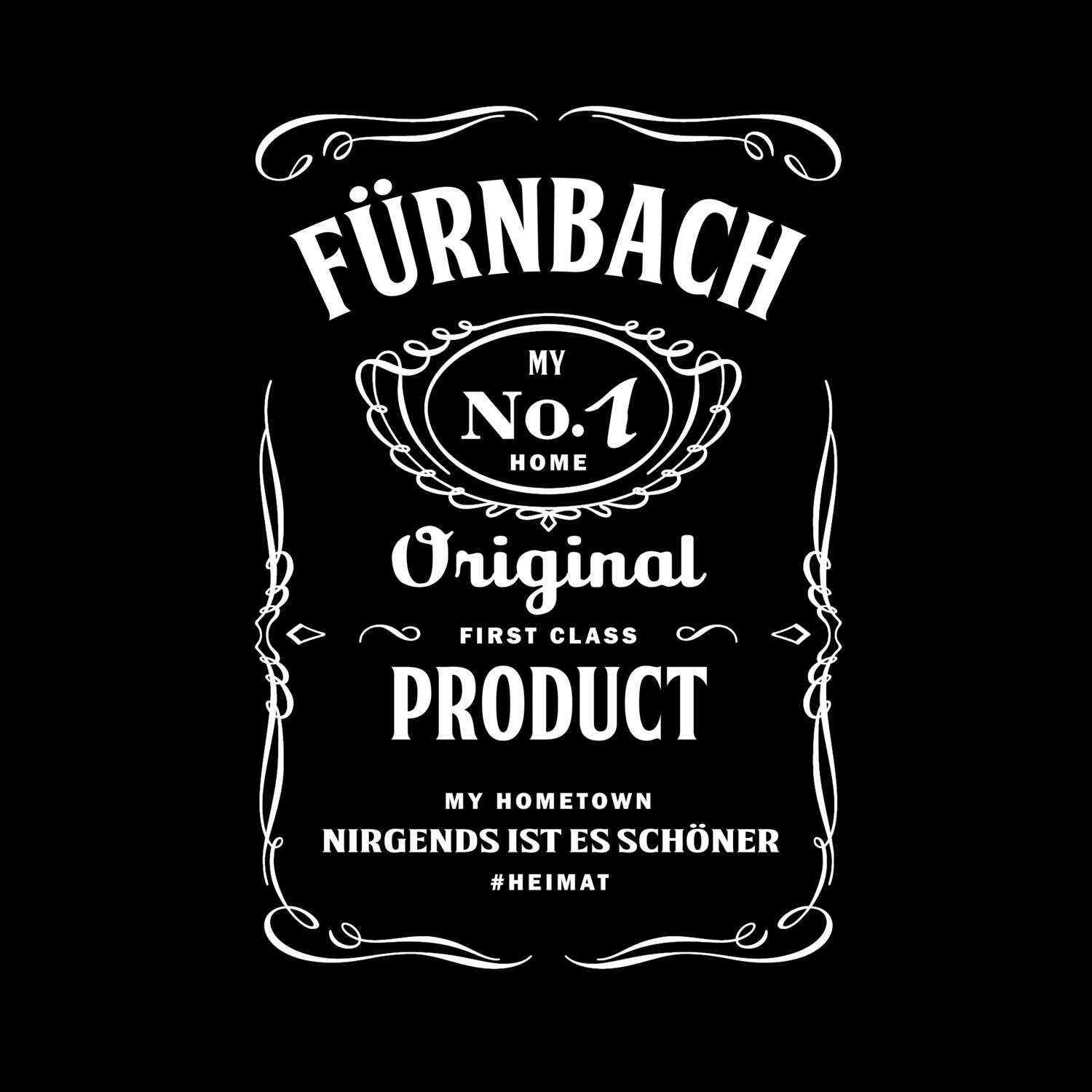 T-Shirt »Jackie« für den Ort »Fürnbach«