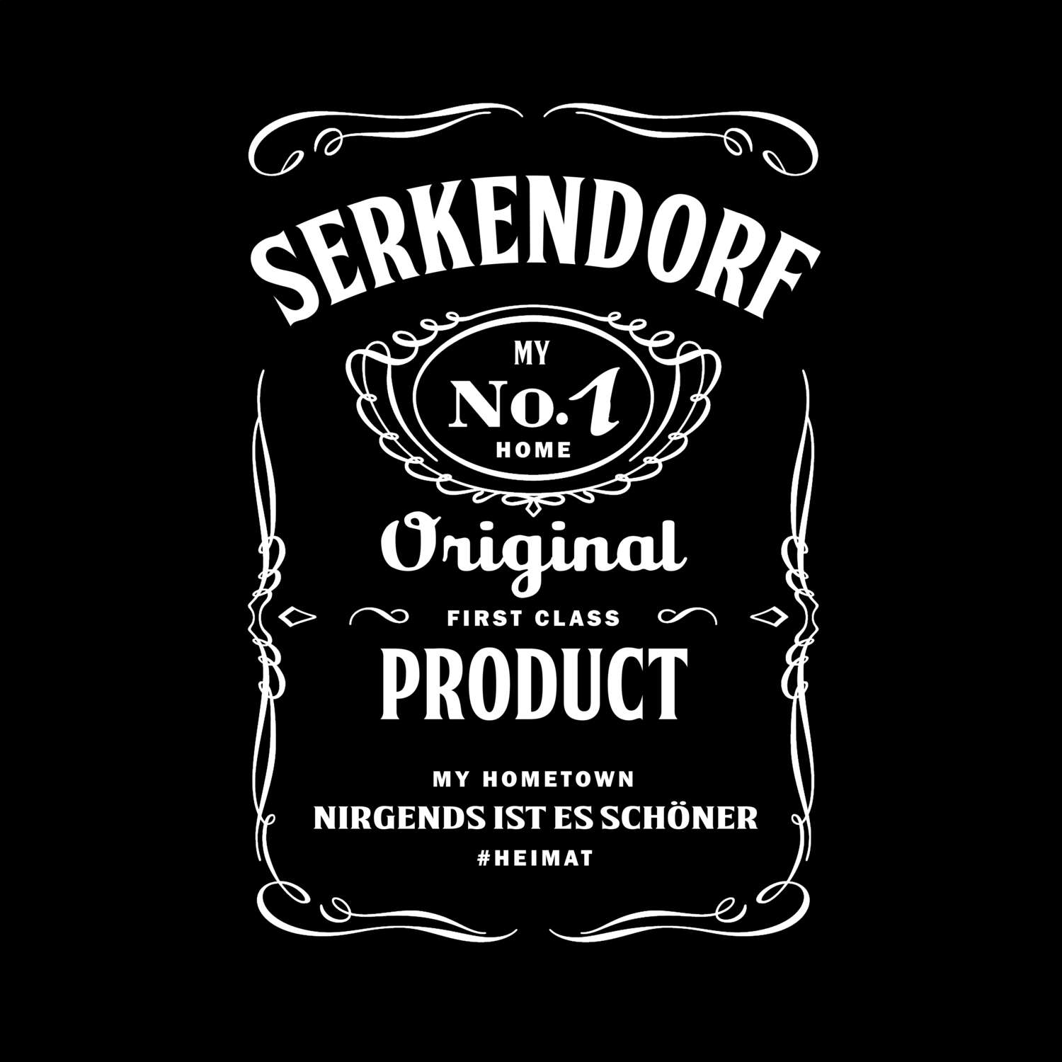 T-Shirt »Jackie« für den Ort »Serkendorf«