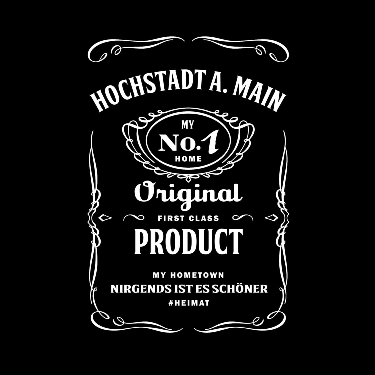 T-Shirt »Jackie« für den Ort »Hochstadt a. Main«