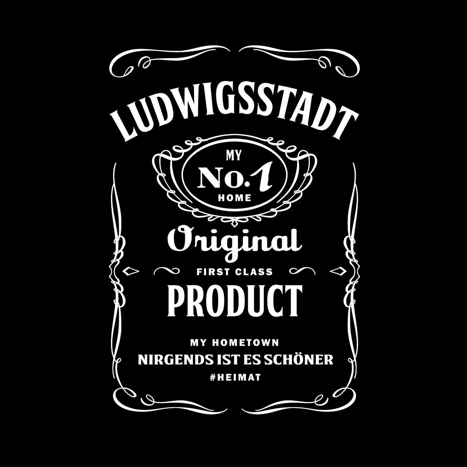 T-Shirt »Jackie« für den Ort »Ludwigsstadt«