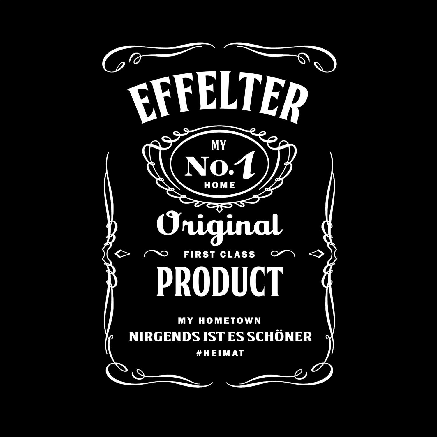 T-Shirt »Jackie« für den Ort »Effelter«