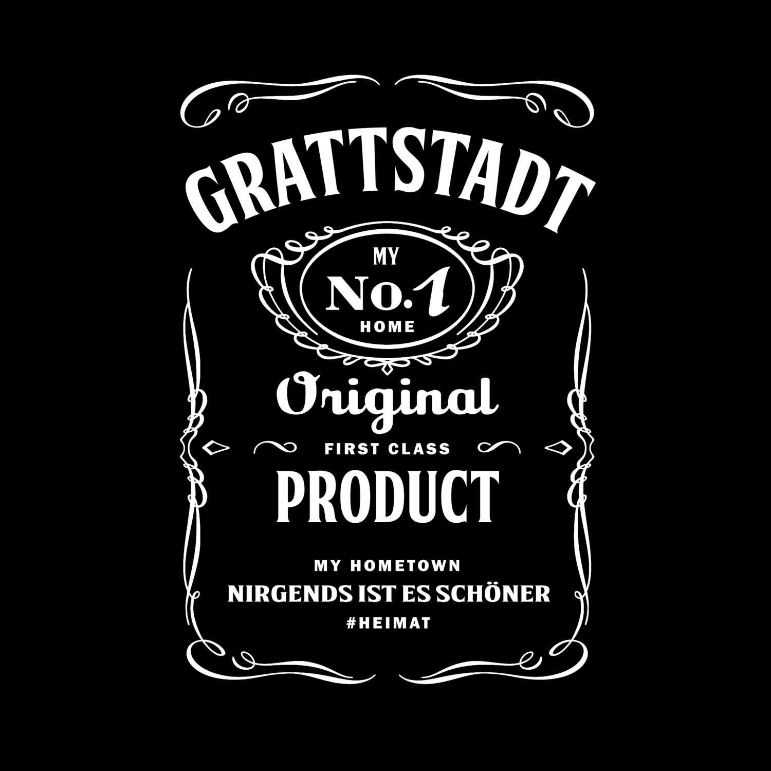 T-Shirt »Jackie« für den Ort »Grattstadt«