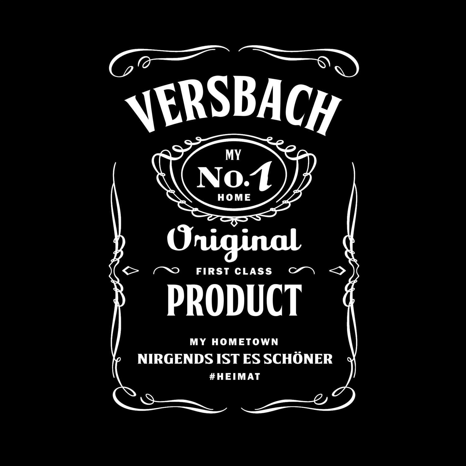 T-Shirt »Jackie« für den Ort »Versbach«