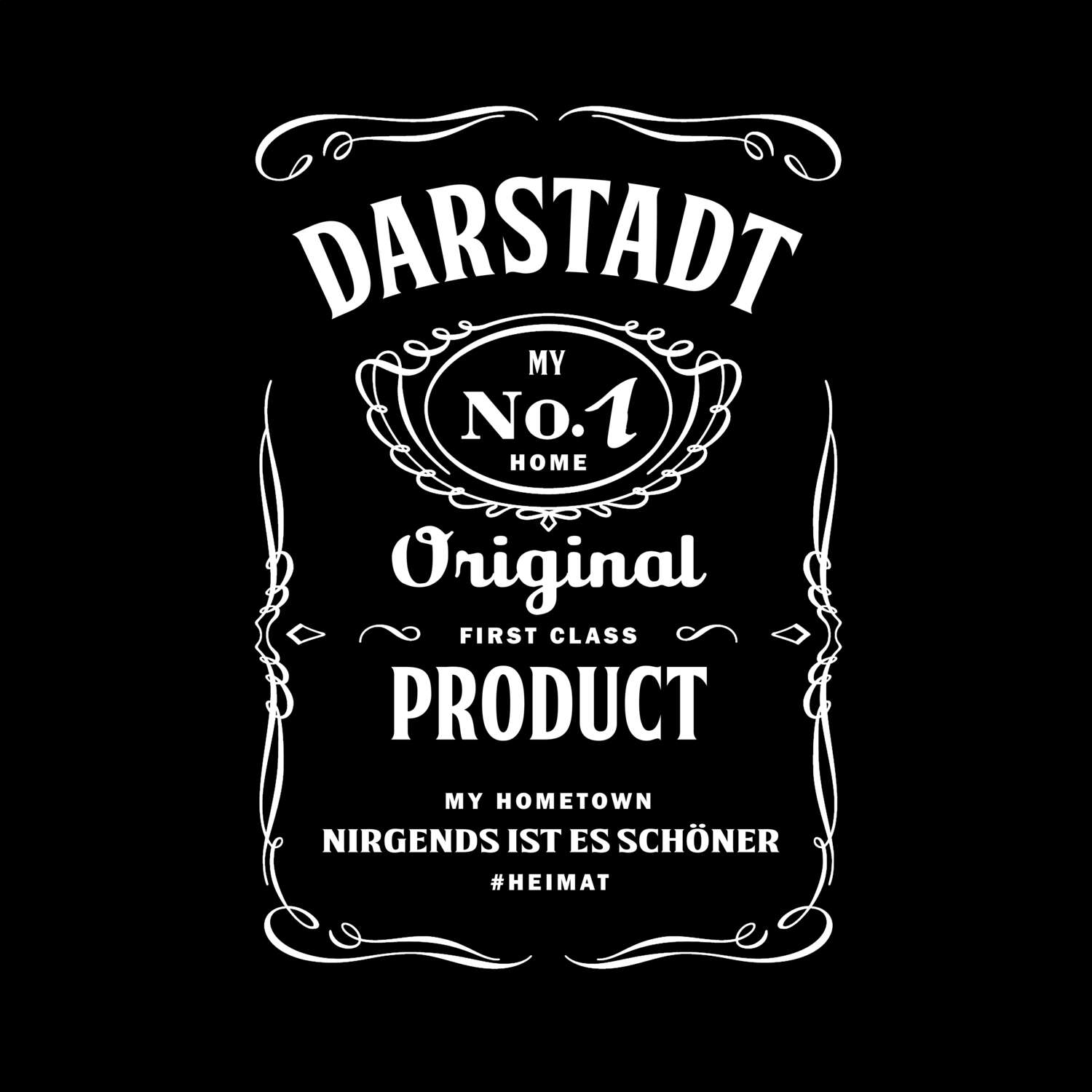 T-Shirt »Jackie« für den Ort »Darstadt«