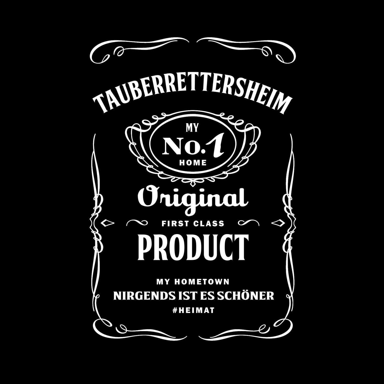 T-Shirt »Jackie« für den Ort »Tauberrettersheim«