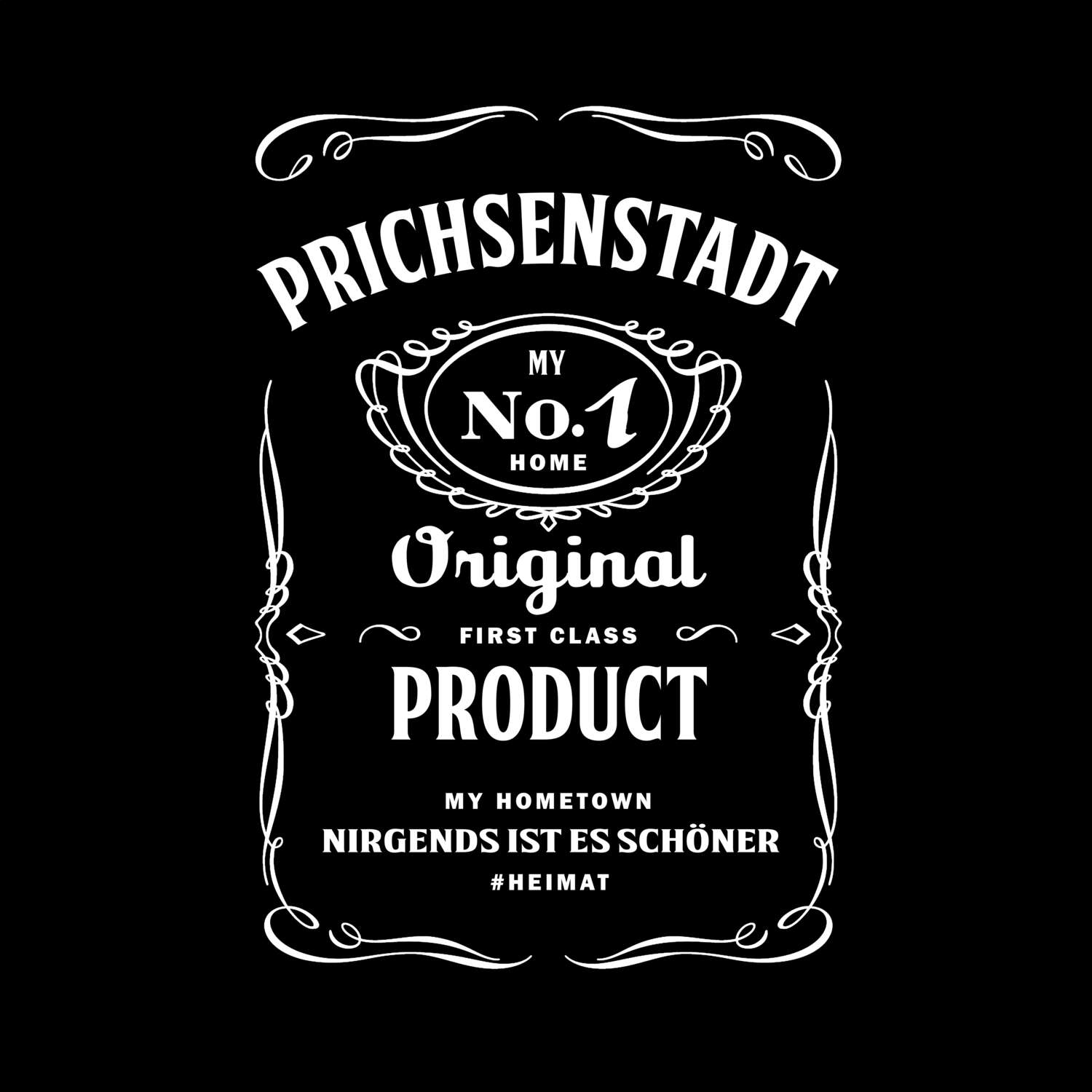 T-Shirt »Jackie« für den Ort »Prichsenstadt«