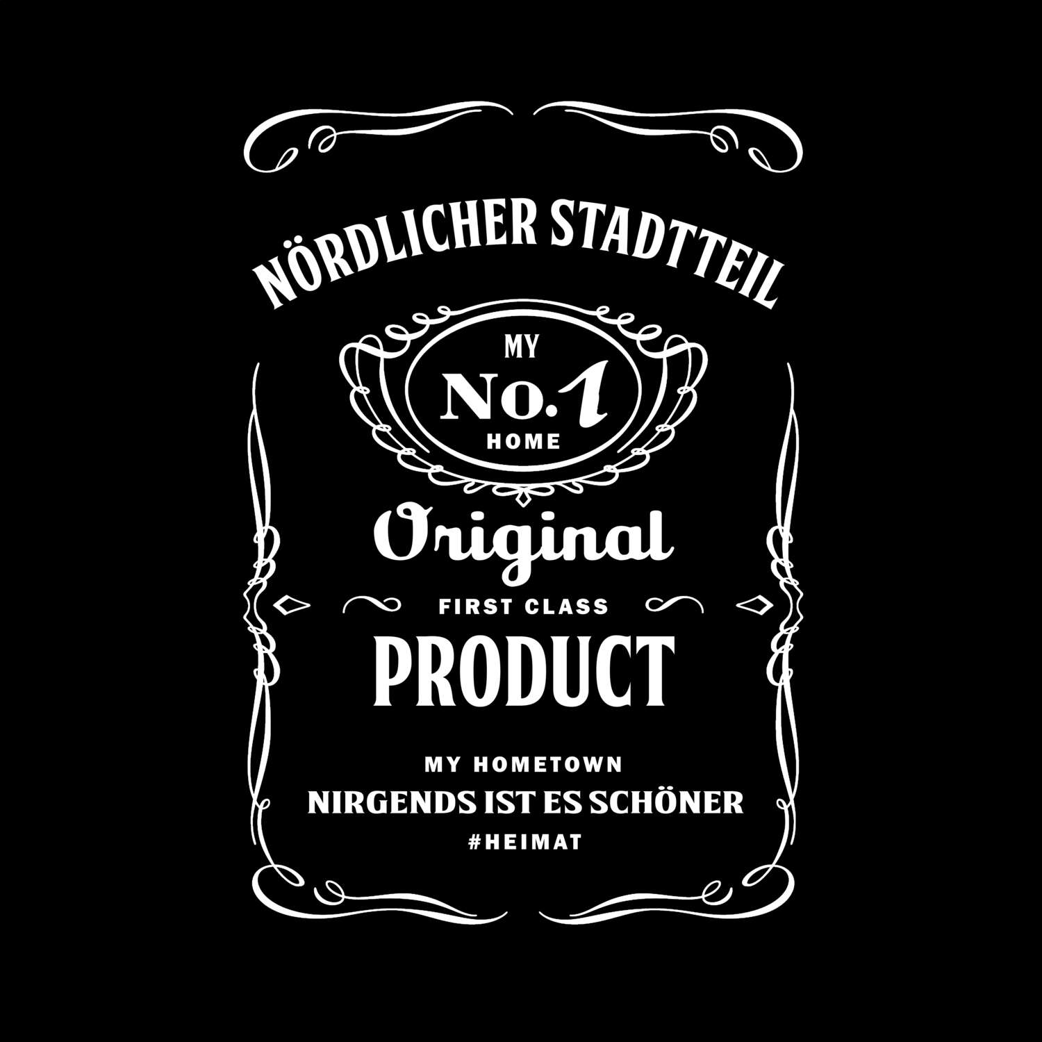 T-Shirt »Jackie« für den Ort »Nördlicher Stadtteil«