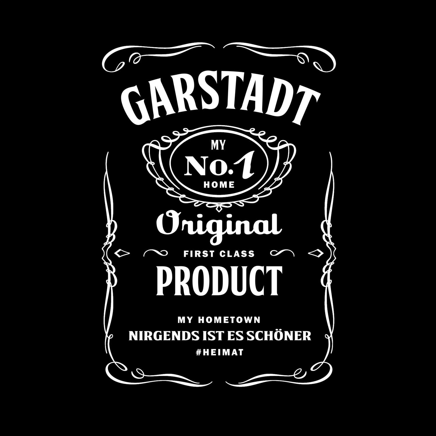 T-Shirt »Jackie« für den Ort »Garstadt«