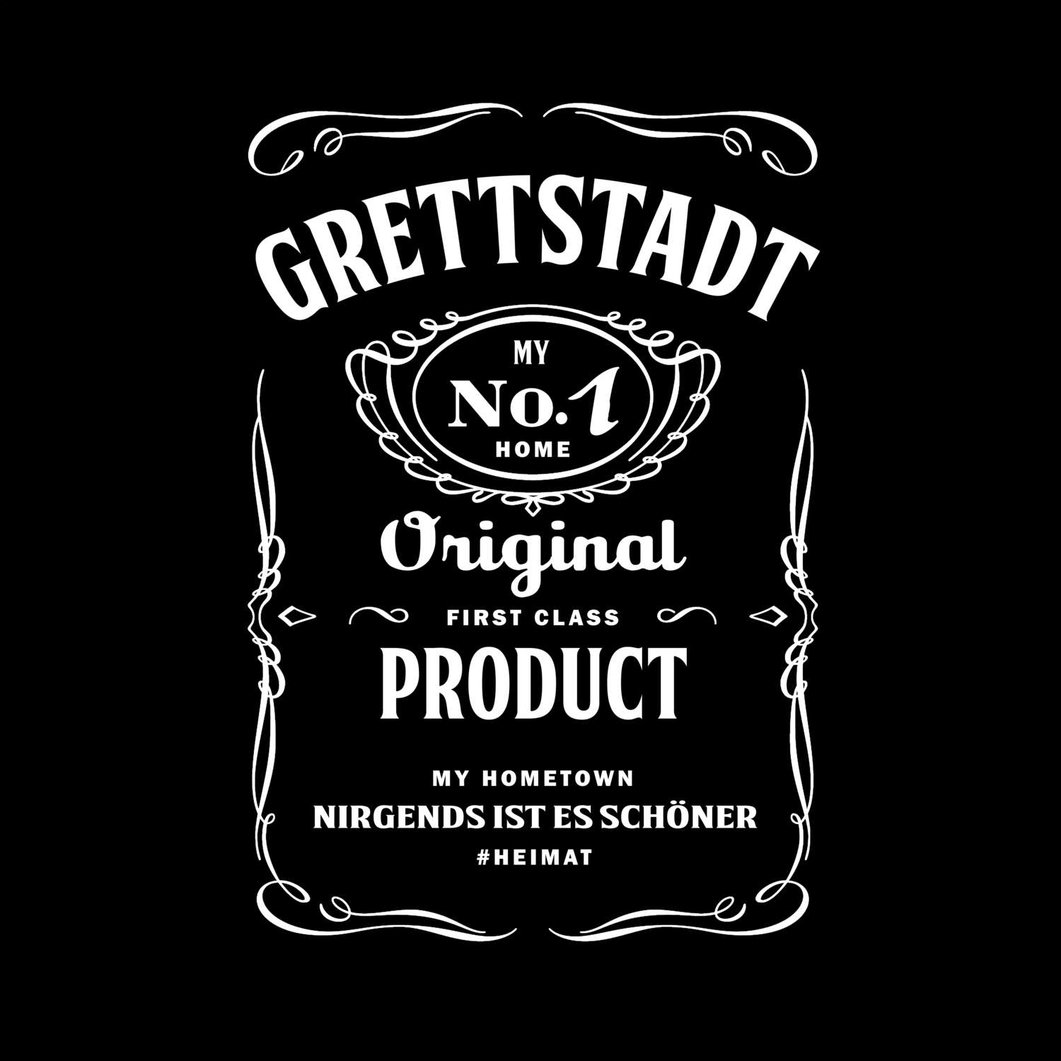 T-Shirt »Jackie« für den Ort »Grettstadt«