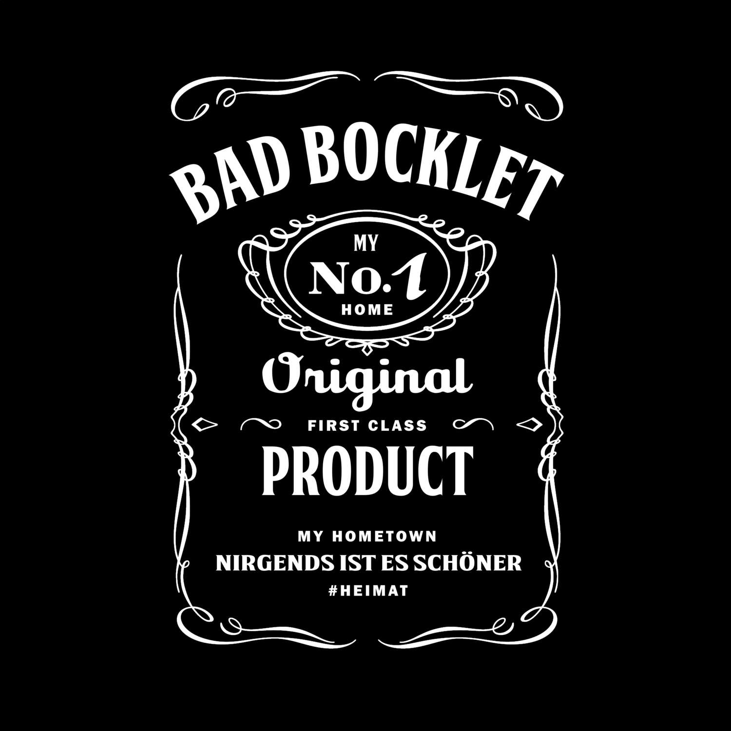 T-Shirt »Jackie« für den Ort »Bad Bocklet«