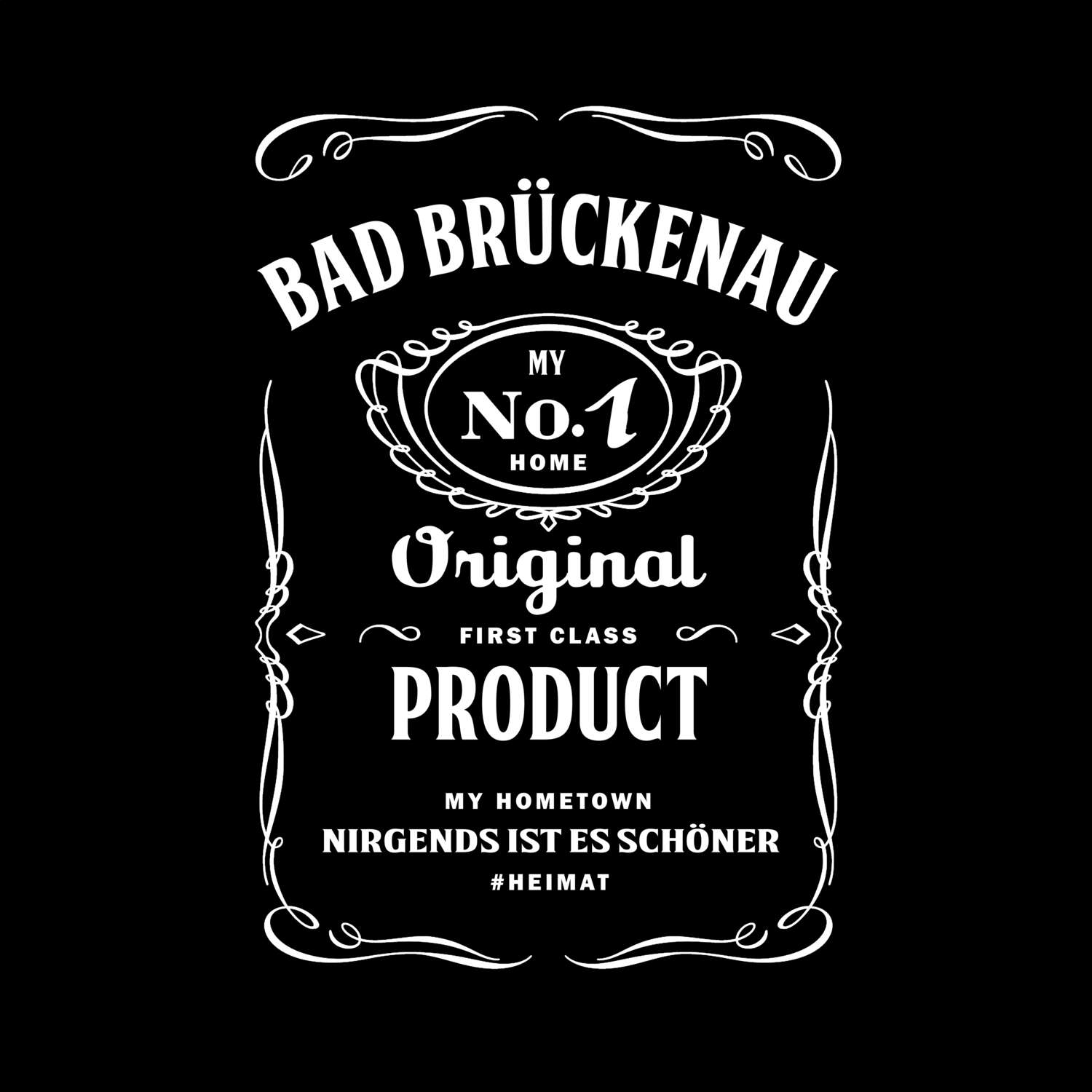 T-Shirt »Jackie« für den Ort »Bad Brückenau«