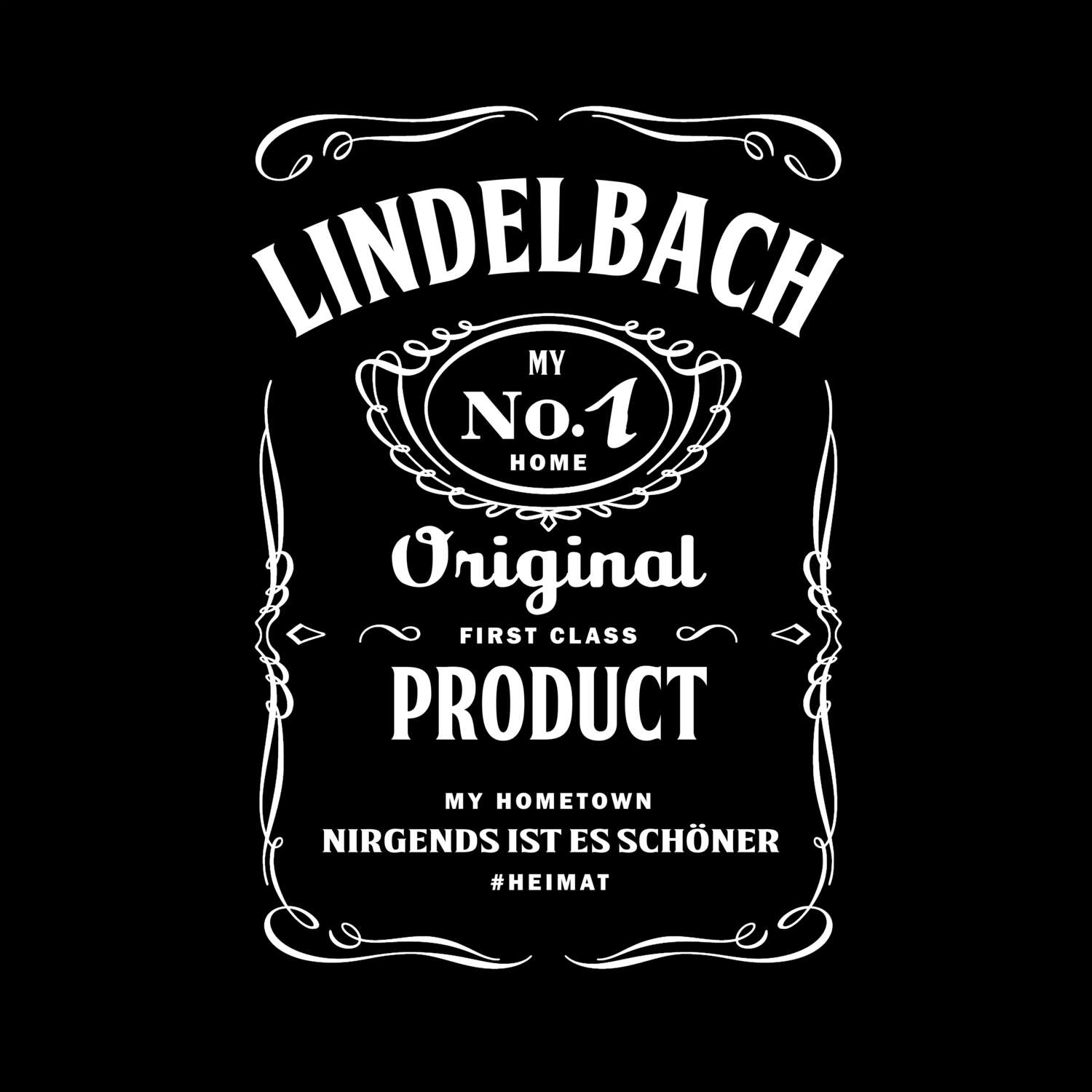 T-Shirt »Jackie« für den Ort »Lindelbach«