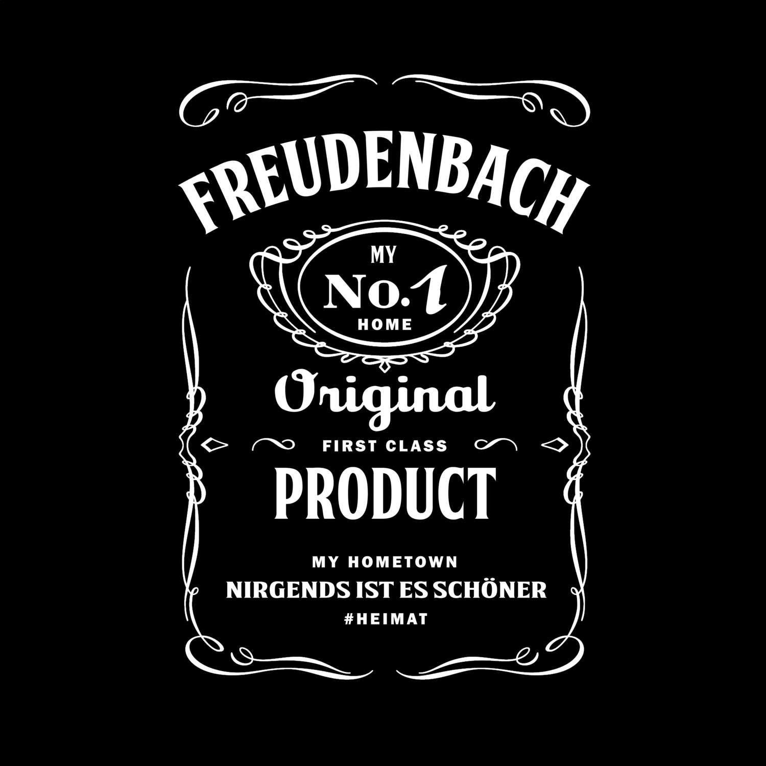 T-Shirt »Jackie« für den Ort »Freudenbach«