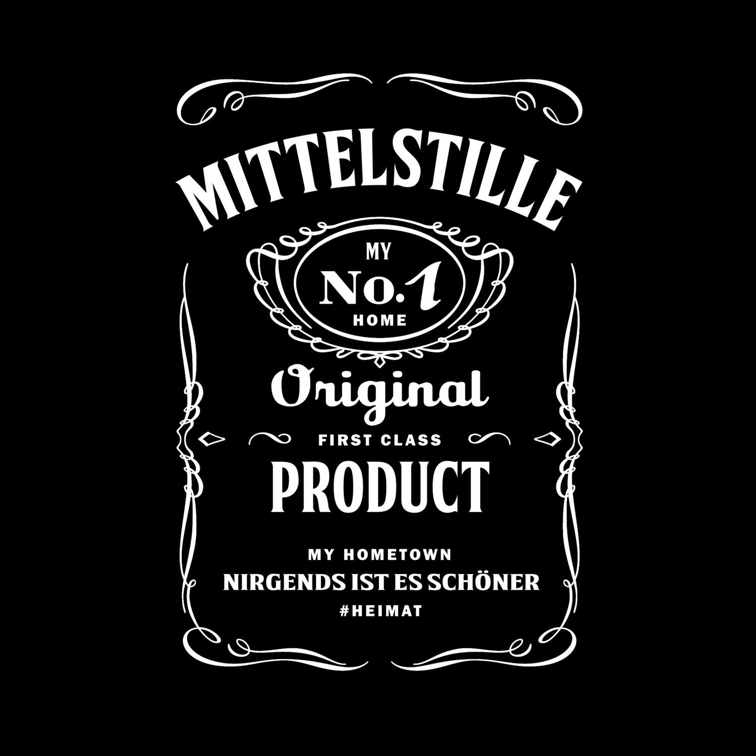 T-Shirt »Jackie« für den Ort »Mittelstille«