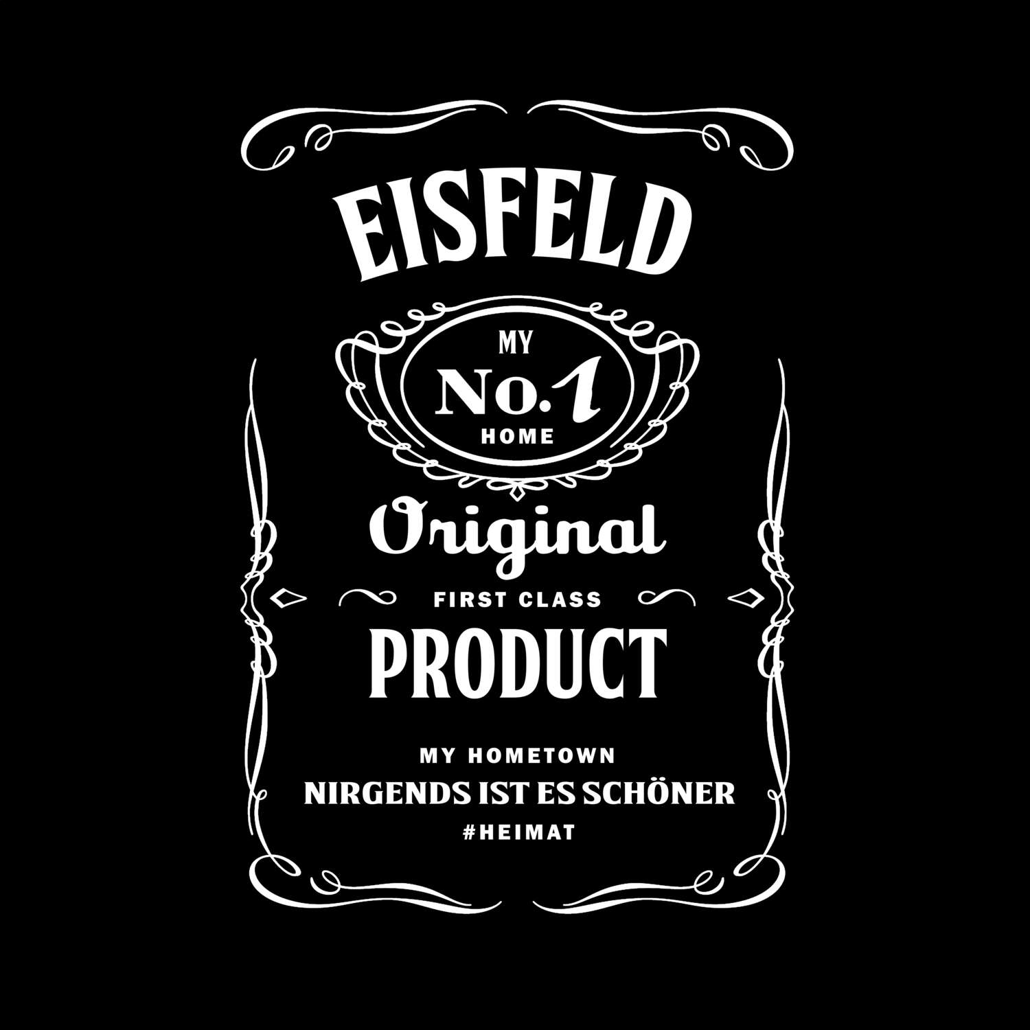 T-Shirt »Jackie« für den Ort »Eisfeld«