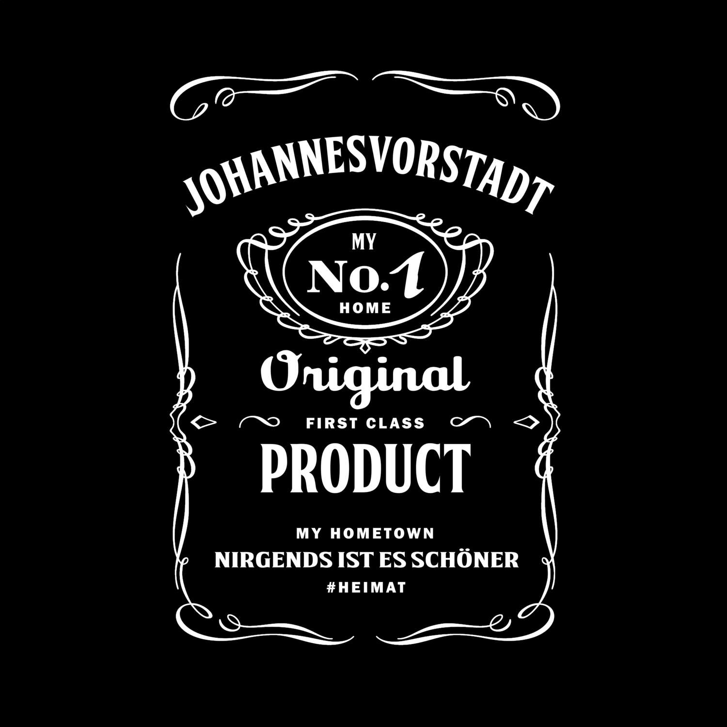 T-Shirt »Jackie« für den Ort »Johannesvorstadt«