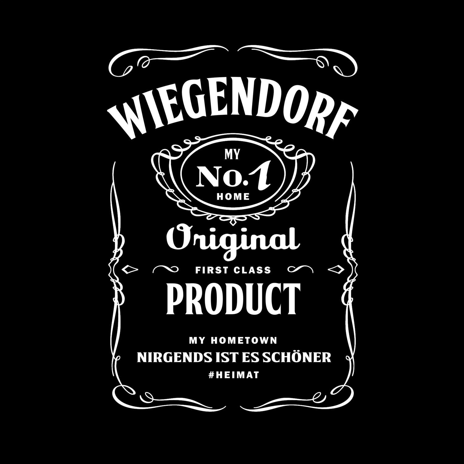 T-Shirt »Jackie« für den Ort »Wiegendorf«