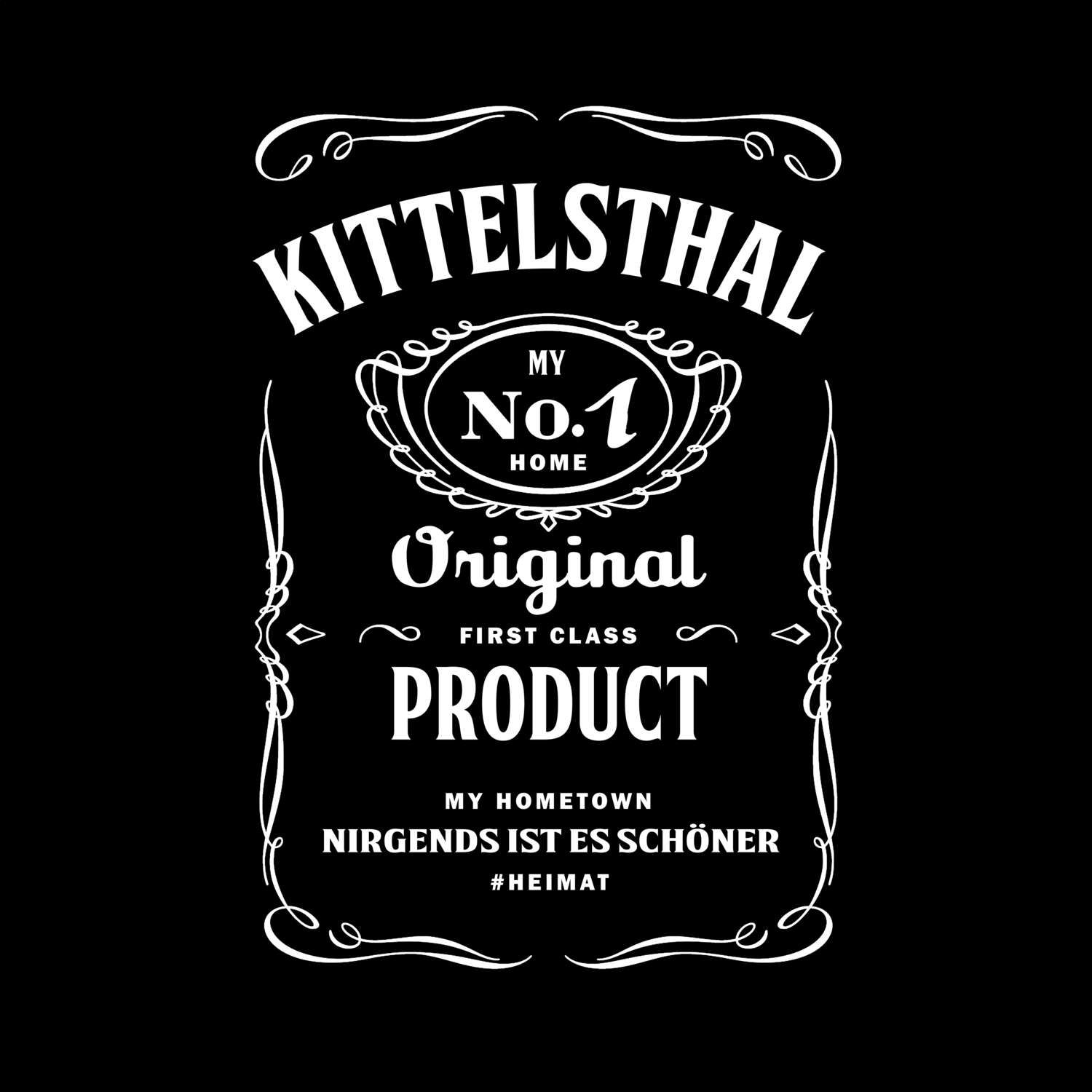 T-Shirt »Jackie« für den Ort »Kittelsthal«