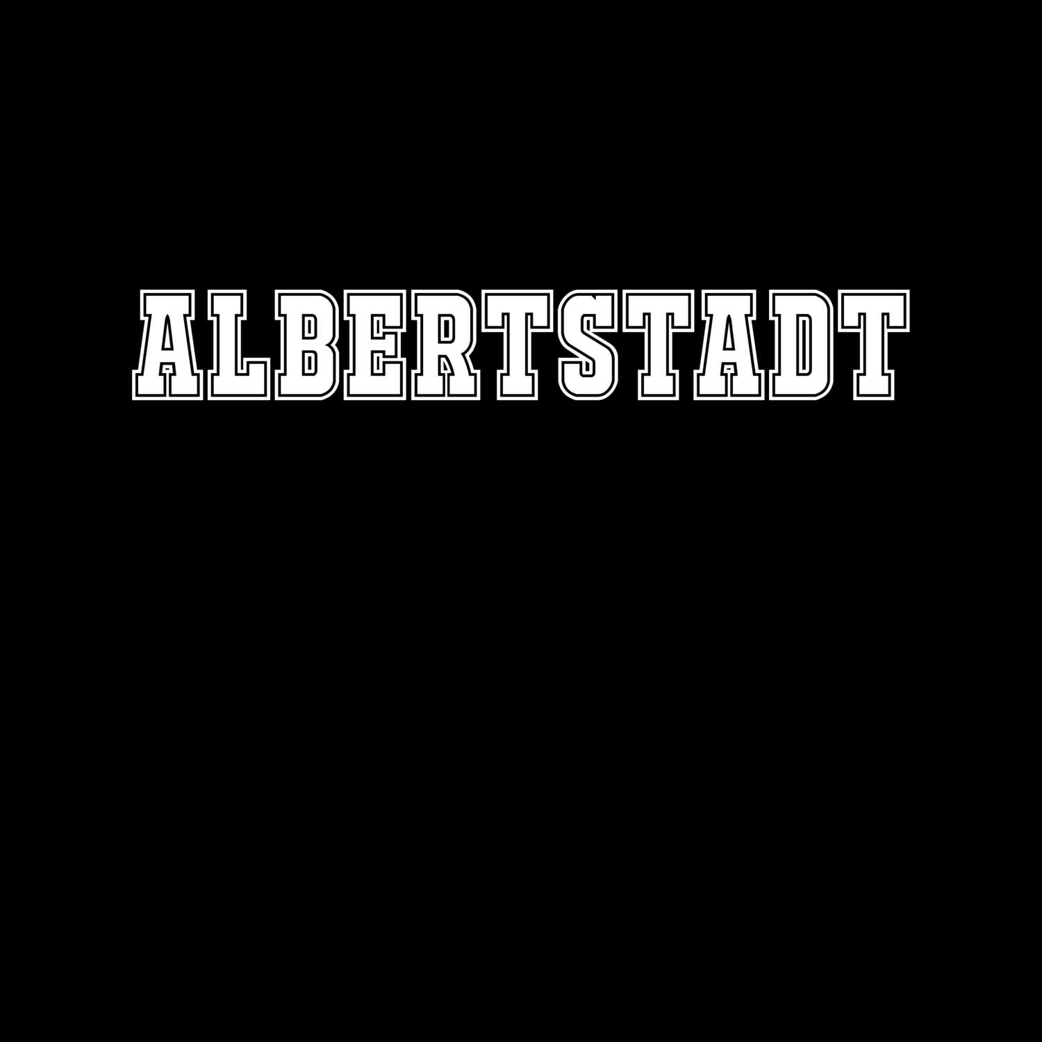 T-Shirt »Classic« für den Ort »Albertstadt«