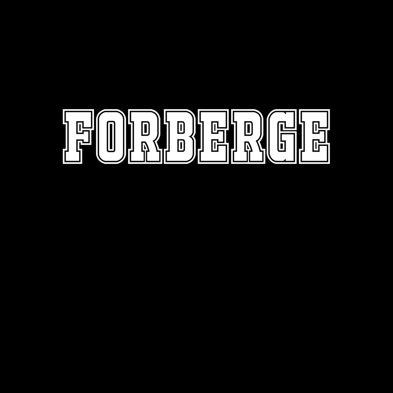 Forberge T-Shirt »Classic«