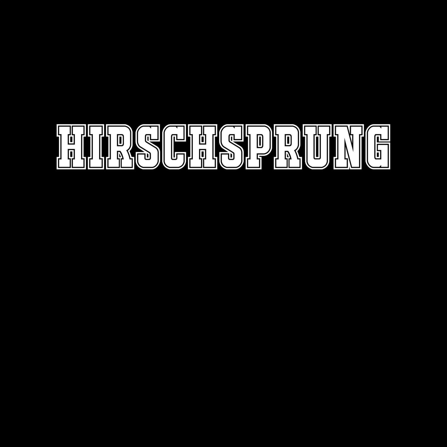 T-Shirt »Classic« für den Ort »Hirschsprung«