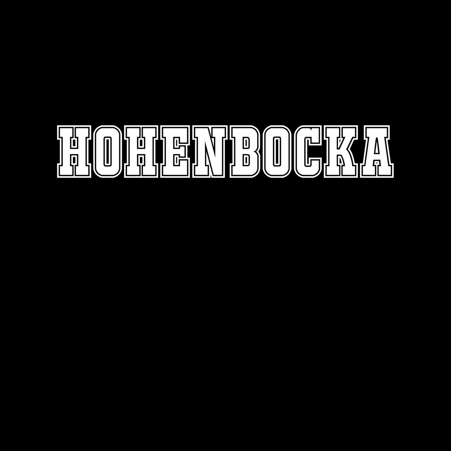 Hohenbocka T-Shirt »Classic«