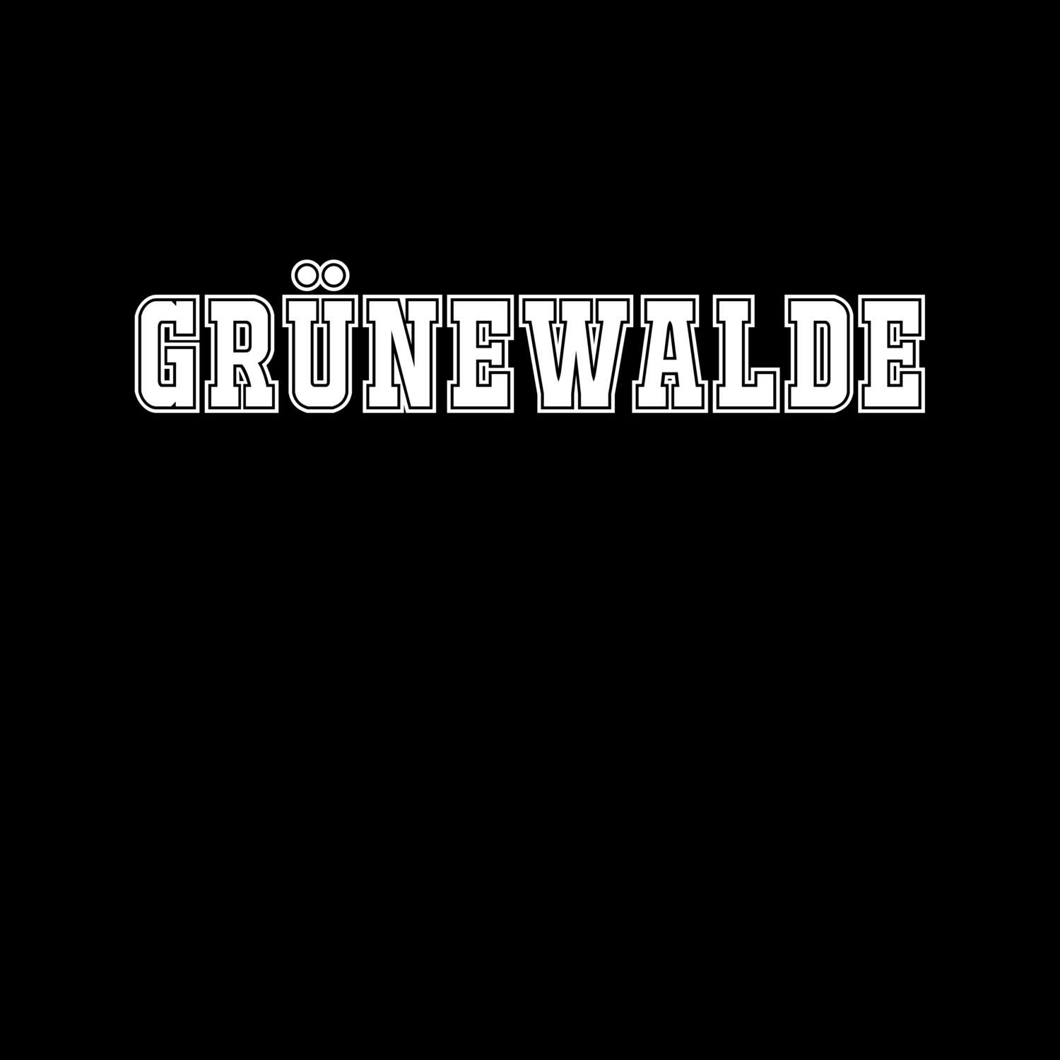 T-Shirt »Classic« für den Ort »Grünewalde«