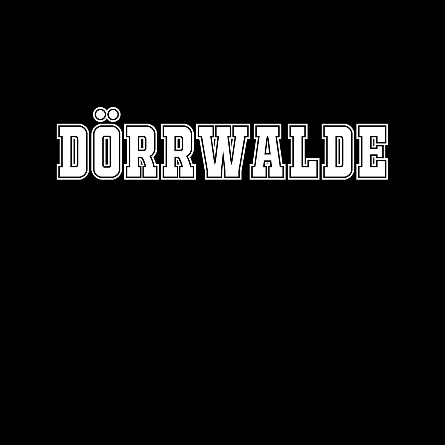 T-Shirt »Classic« für den Ort »Dörrwalde«