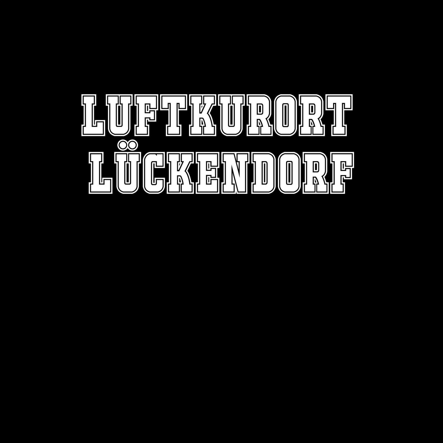 T-Shirt »Classic« für den Ort »Luftkurort Lückendorf«