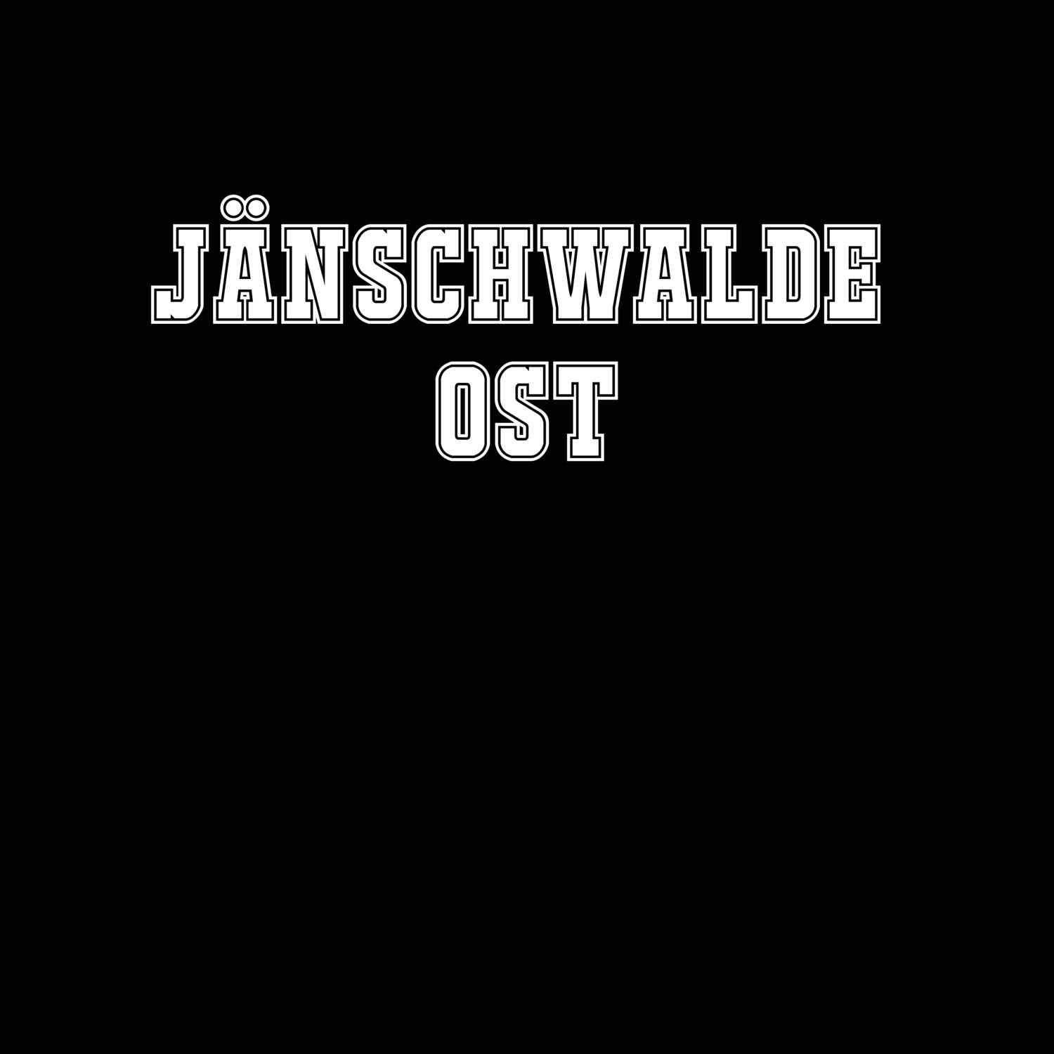 T-Shirt »Classic« für den Ort »Jänschwalde Ost«