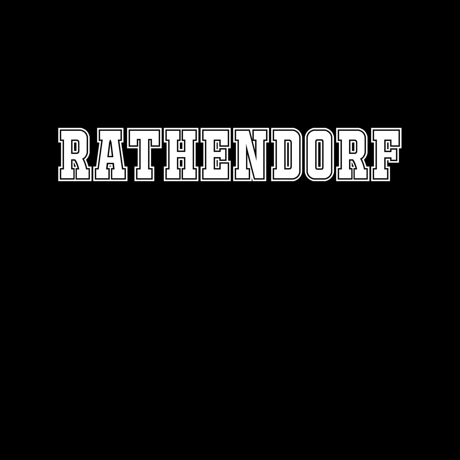 T-Shirt »Classic« für den Ort »Rathendorf«