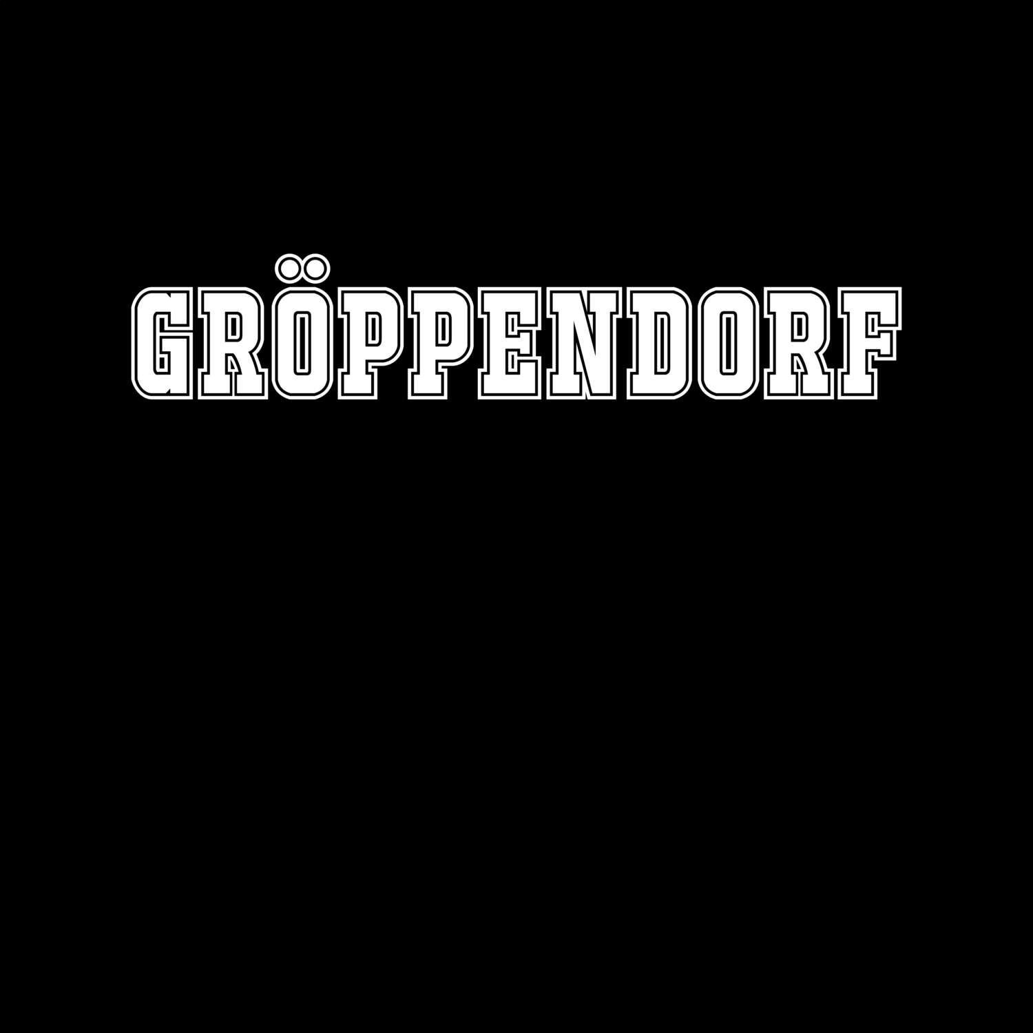 T-Shirt »Classic« für den Ort »Gröppendorf«