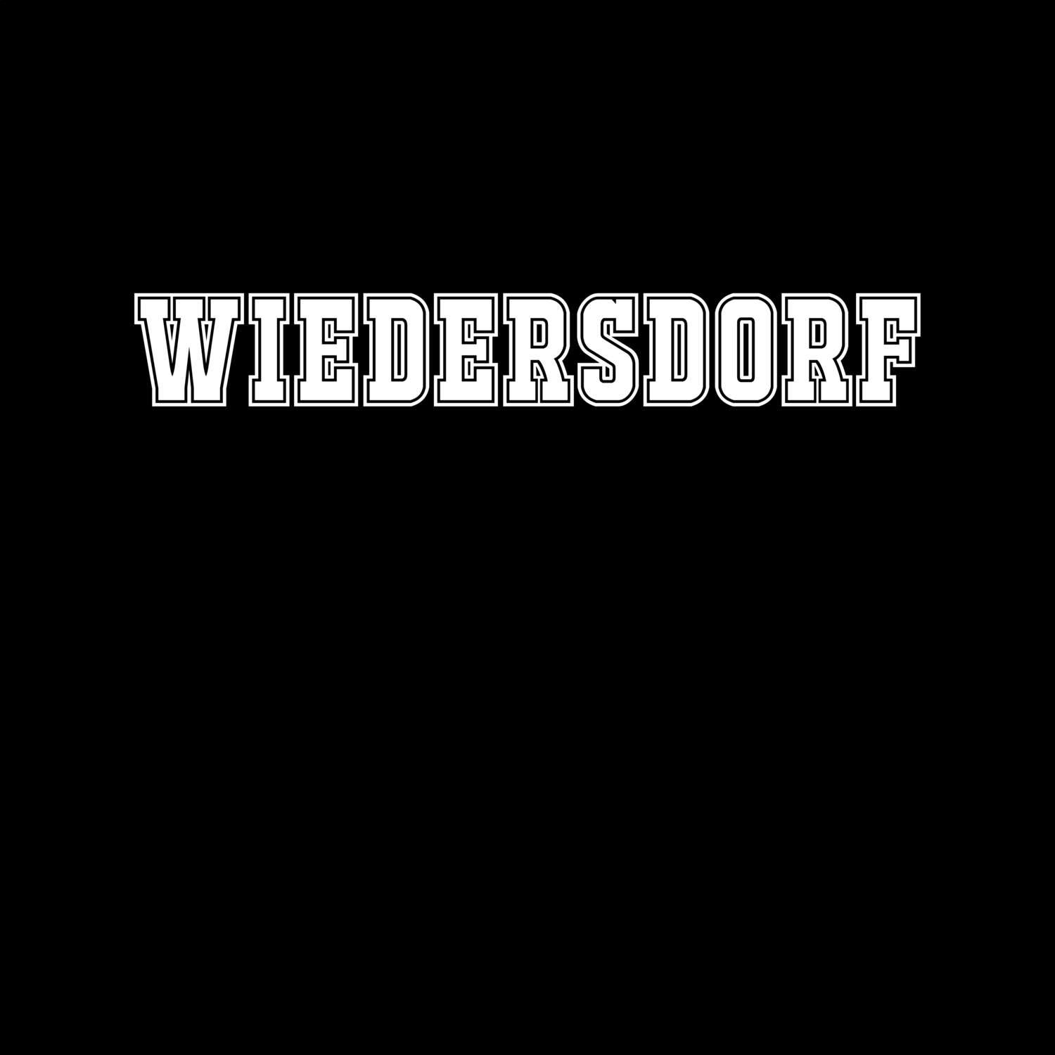 T-Shirt »Classic« für den Ort »Wiedersdorf«