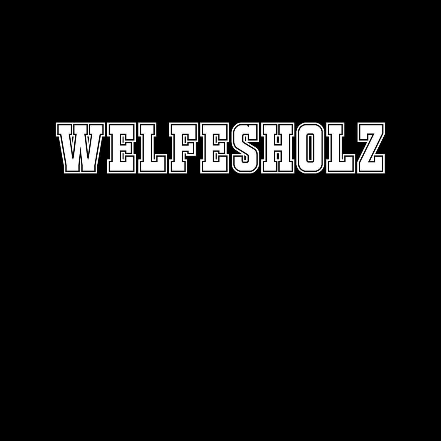 T-Shirt »Classic« für den Ort »Welfesholz«