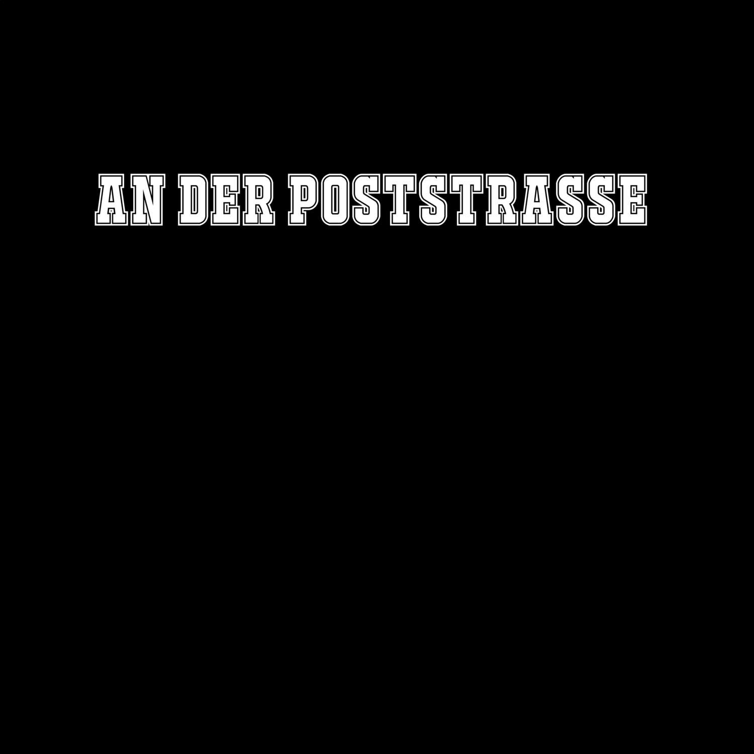 T-Shirt »Classic« für den Ort »An der Poststraße«