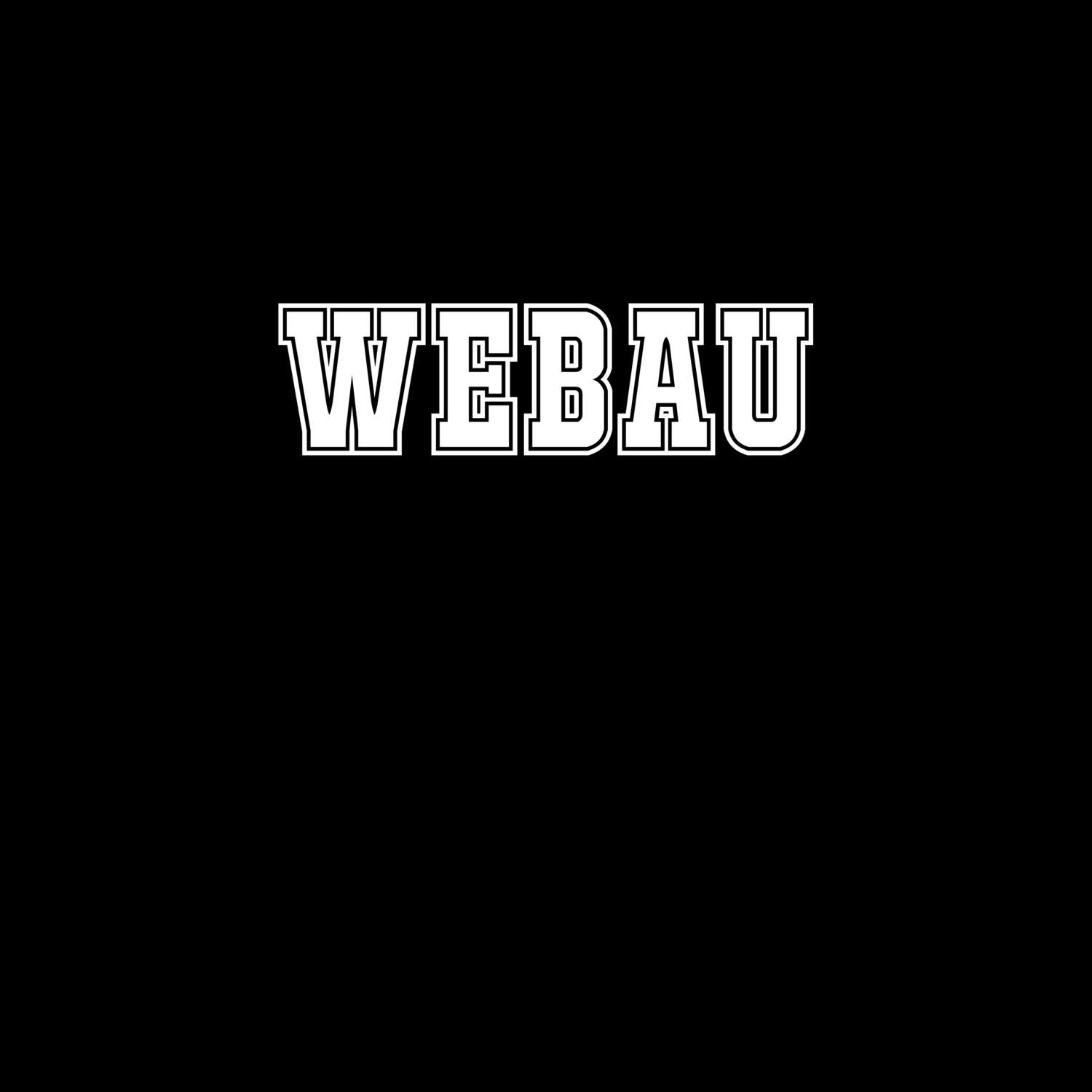 T-Shirt »Classic« für den Ort »Webau«