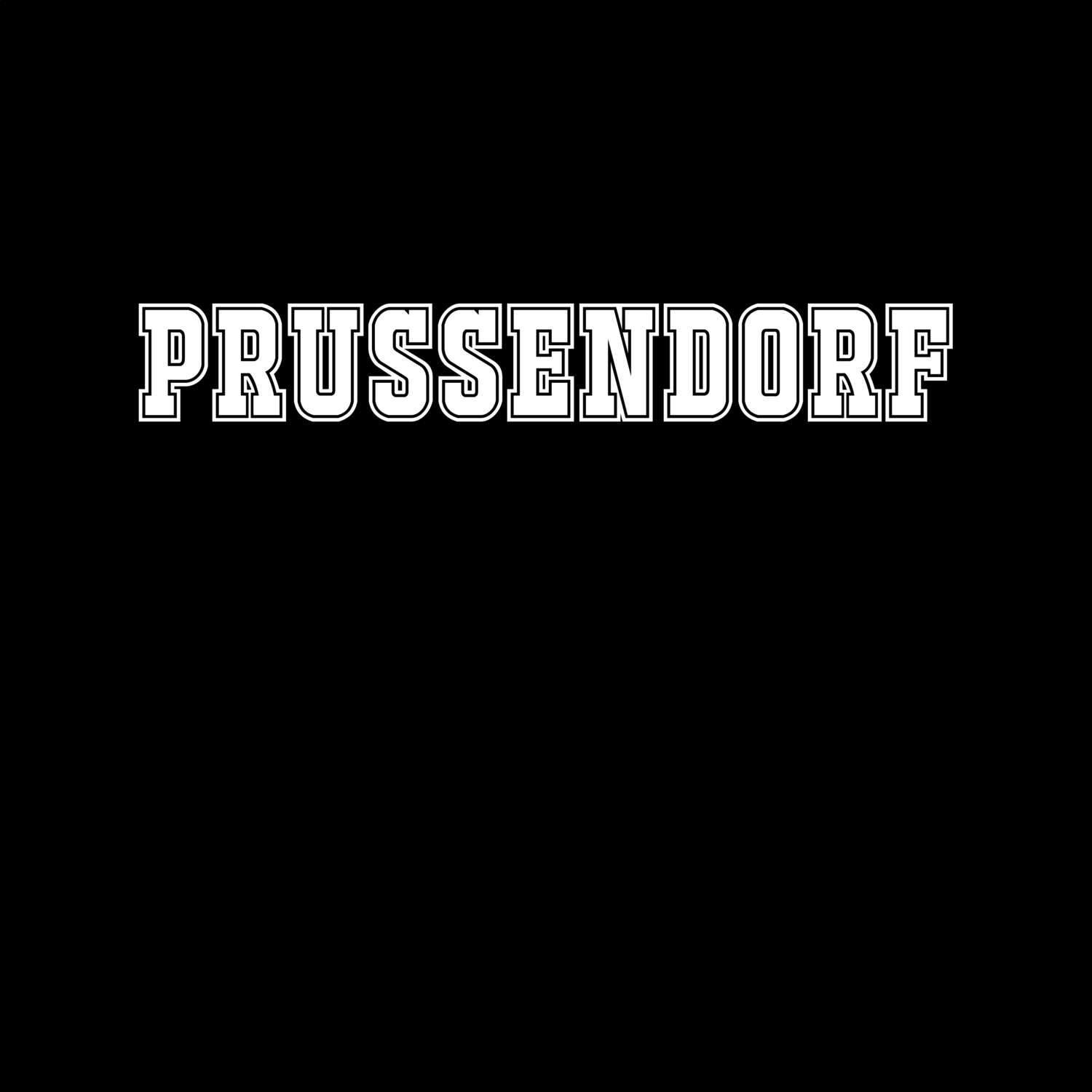 T-Shirt »Classic« für den Ort »Prussendorf«