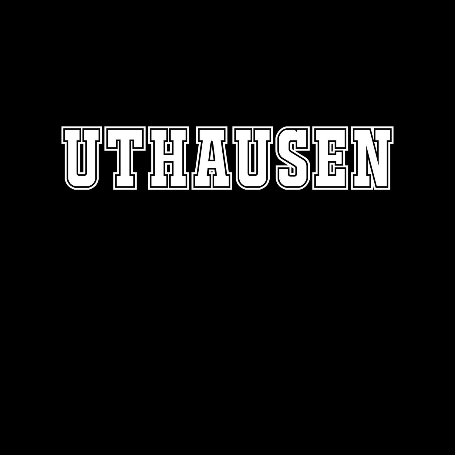 T-Shirt »Classic« für den Ort »Uthausen«