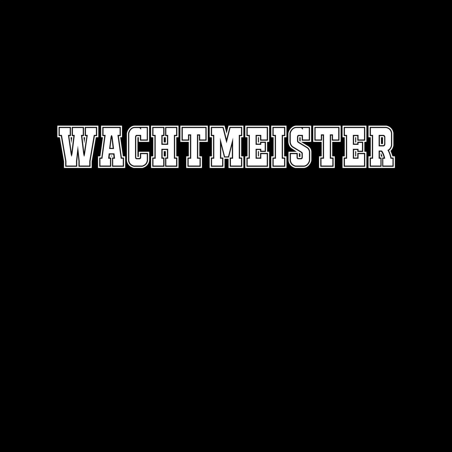 Wachtmeister T-Shirt »Classic«