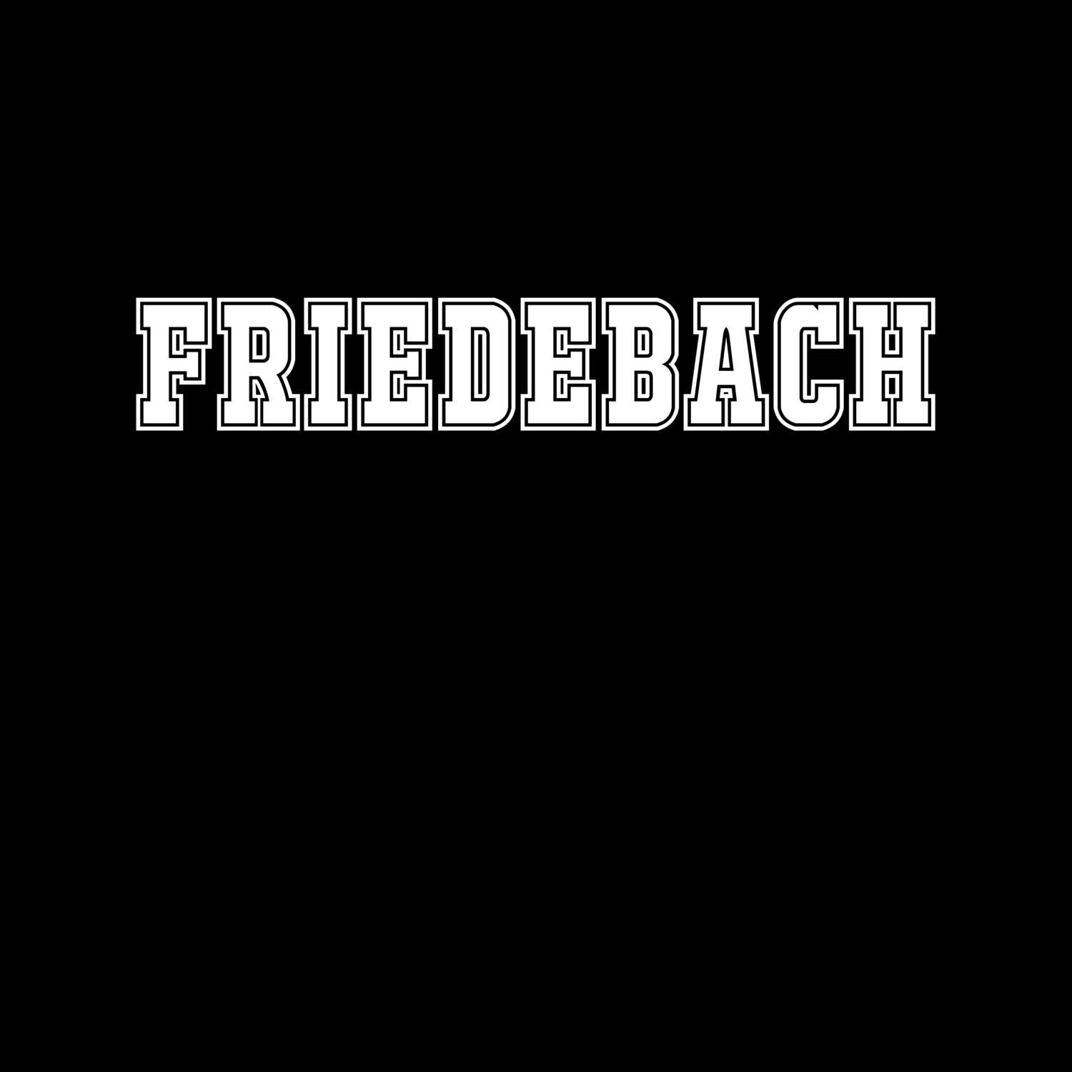 T-Shirt »Classic« für den Ort »Friedebach«