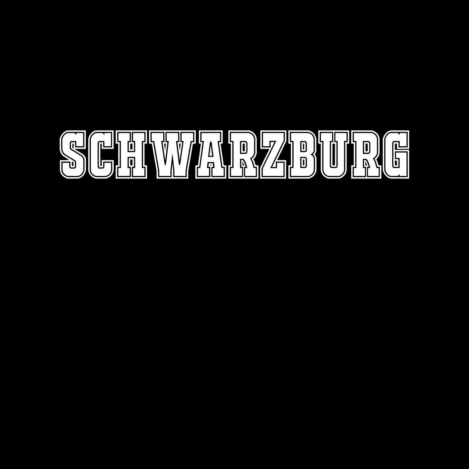 T-Shirt »Classic« für den Ort »Schwarzburg«