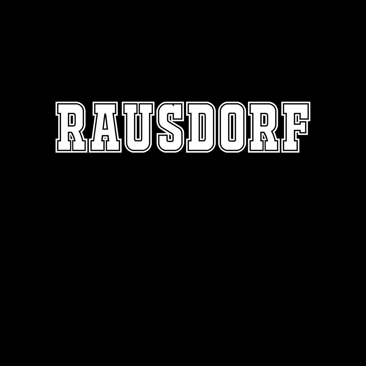 T-Shirt »Classic« für den Ort »Rausdorf«