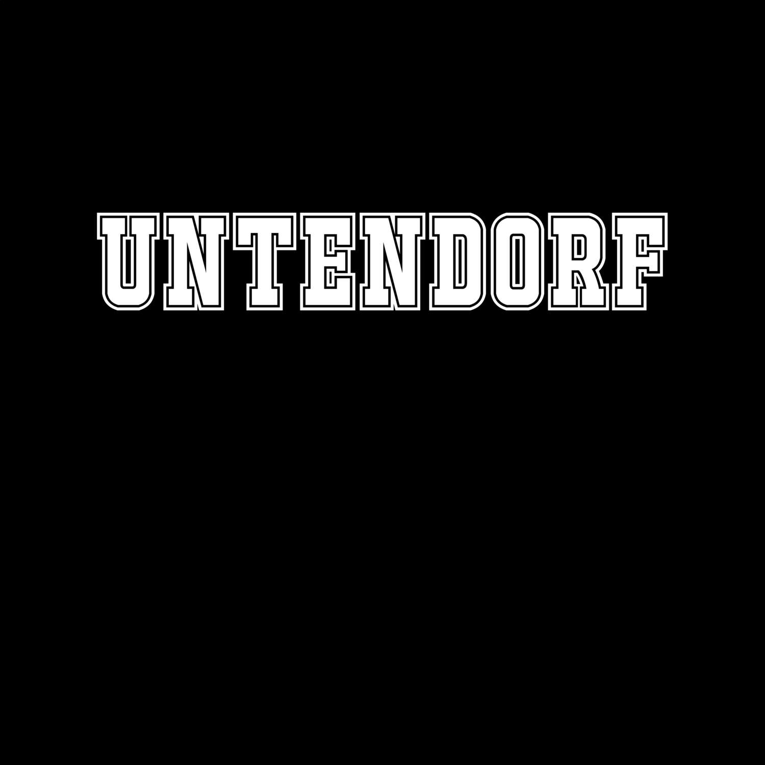 T-Shirt »Classic« für den Ort »Untendorf«