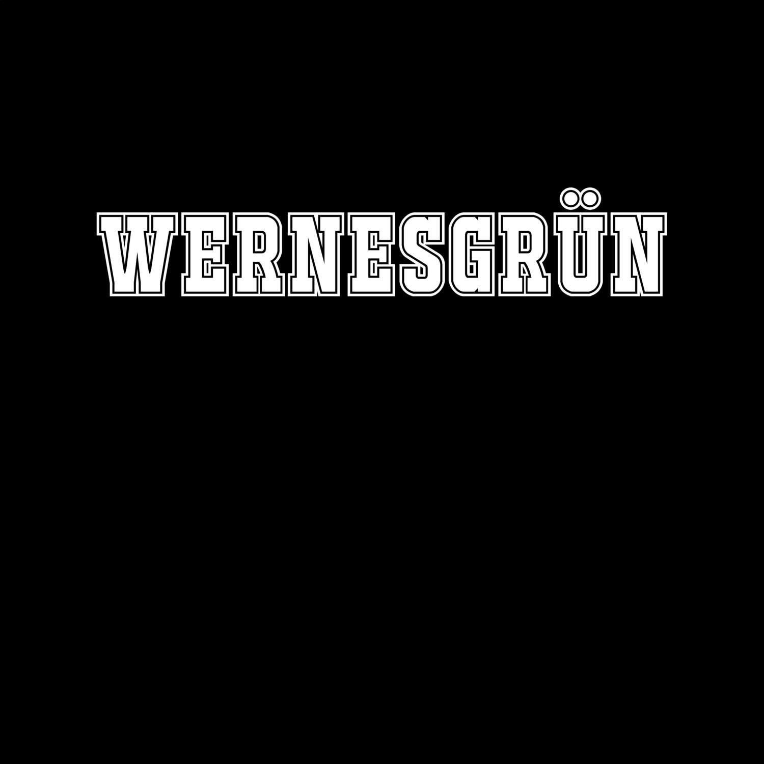 T-Shirt »Classic« für den Ort »Wernesgrün«