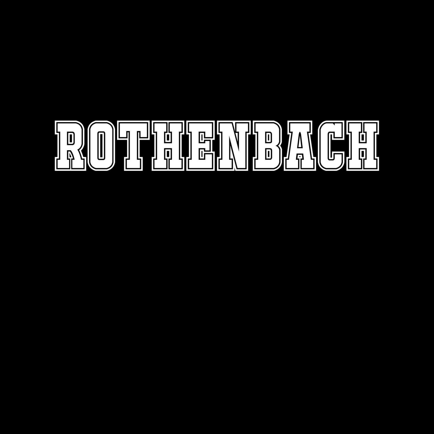 T-Shirt »Classic« für den Ort »Rothenbach«