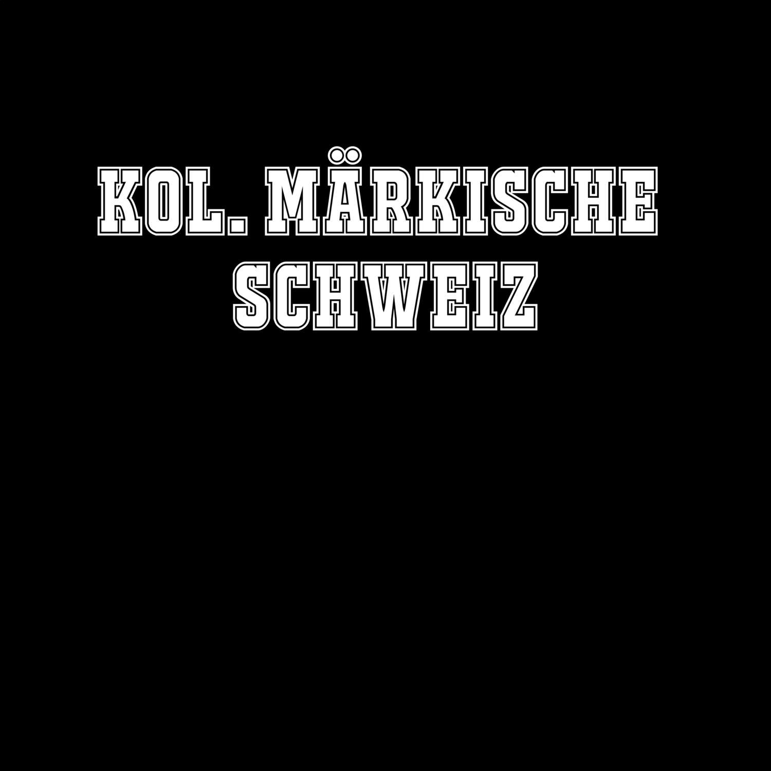 Kol. Märkische Schweiz T-Shirt »Classic«