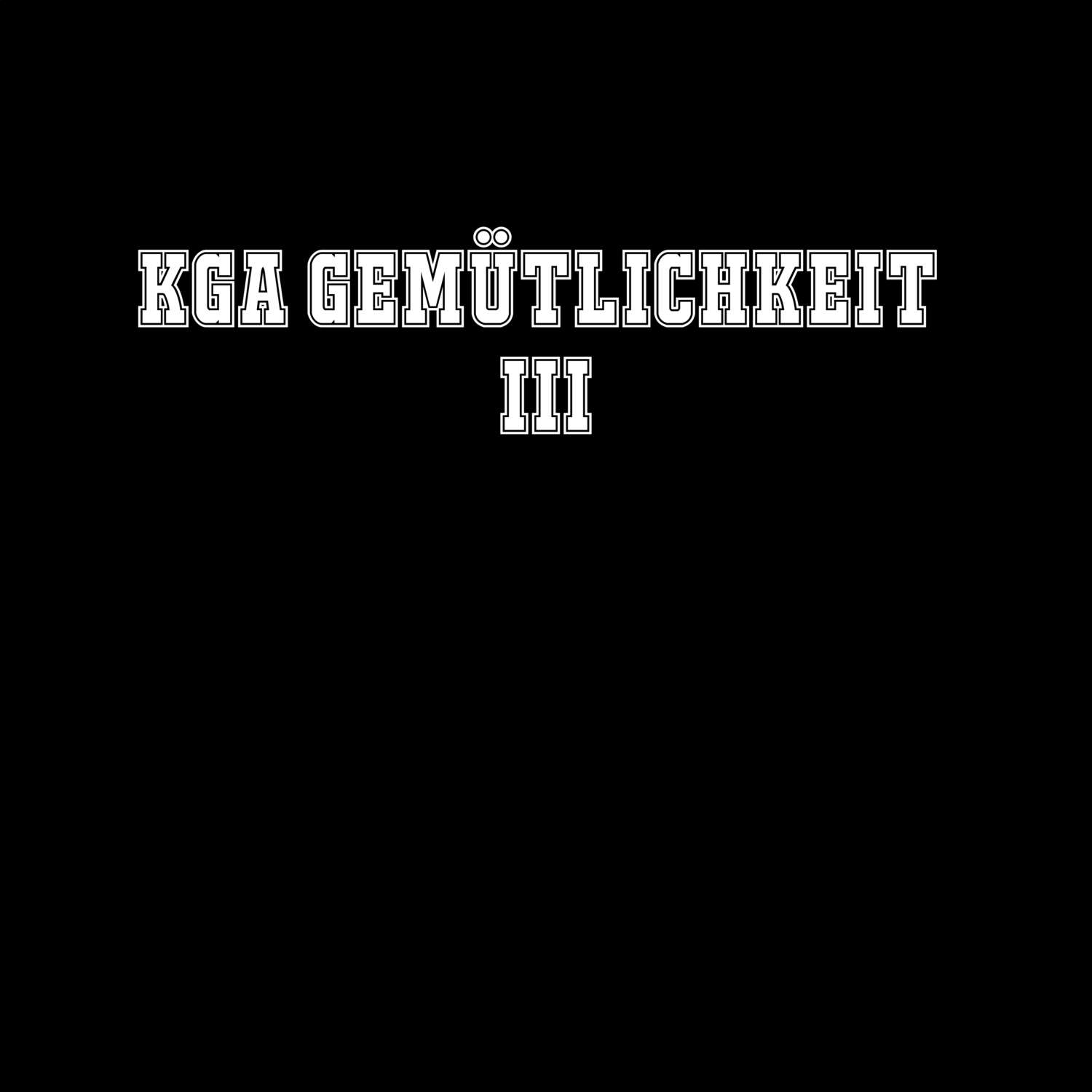 KGA Gemütlichkeit III T-Shirt »Classic«